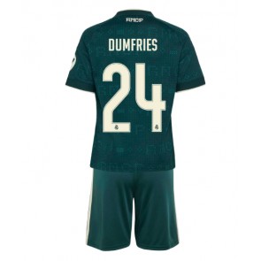 Real Madrid Denzel Dumfries #24 Gostujuci Dres za Dječji 2026-27 Kratak Rukavima (+ kratke hlače)